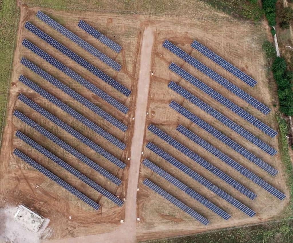 Agricultural solar installation