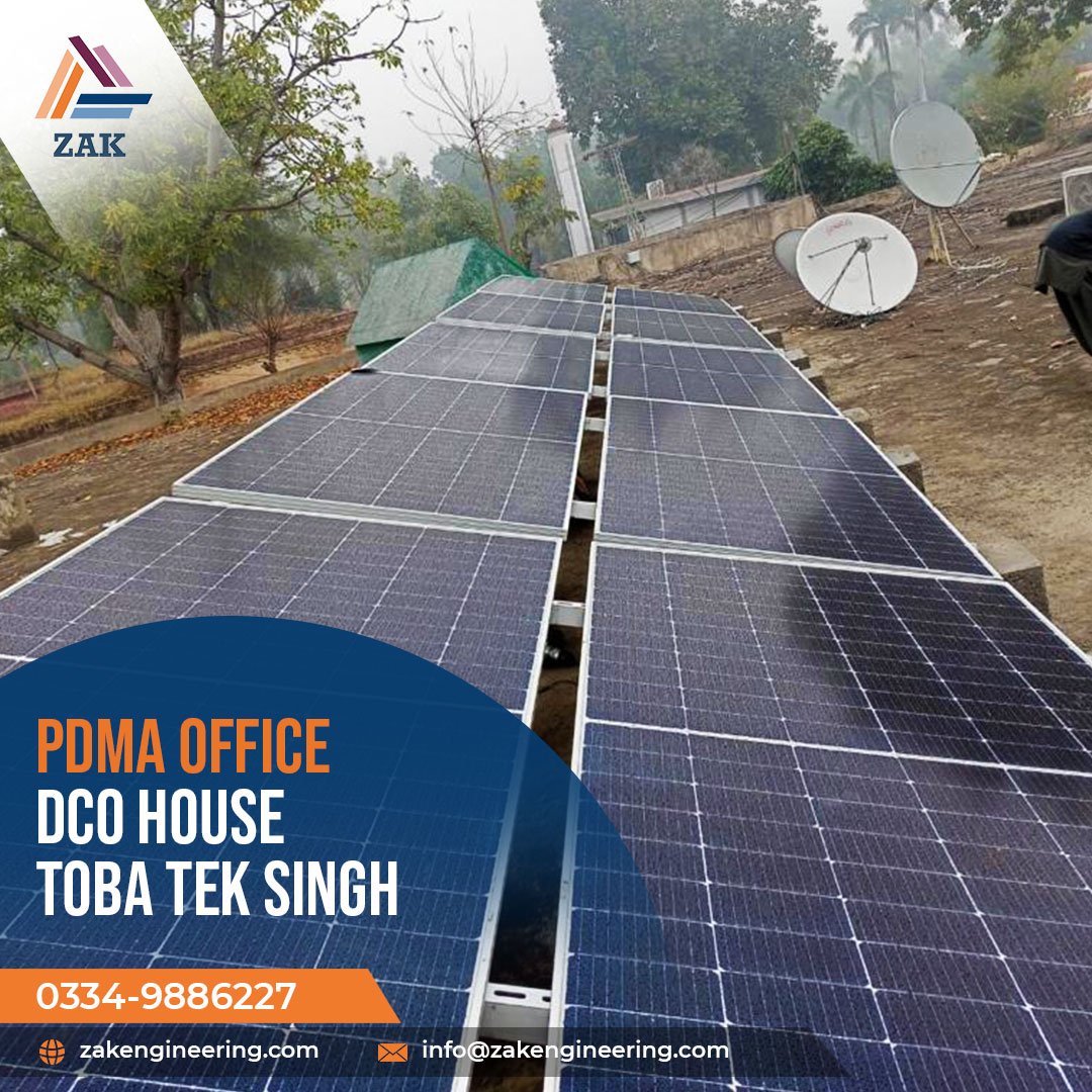 Solar panels background