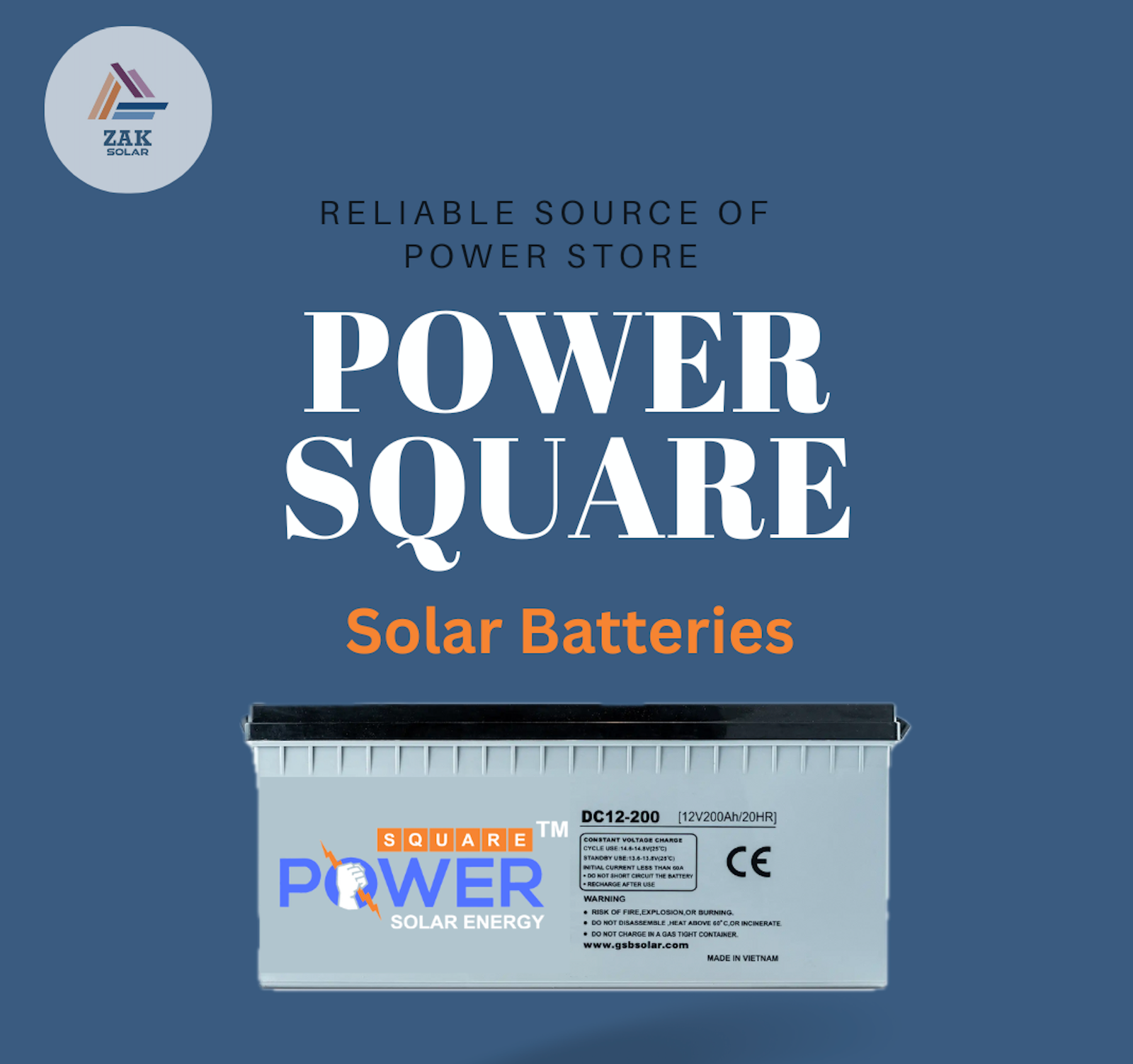 Power Square Battery