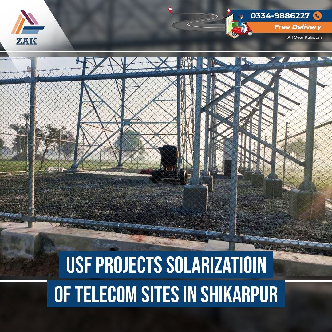 USF Projects Solarization of Telecom Sites in Shikarpur - Solar Installation Project